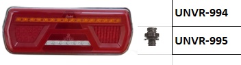 STOP LAMBASI UCGENLI FULL LED UC ISARETLI AMP SOKETLI SAG